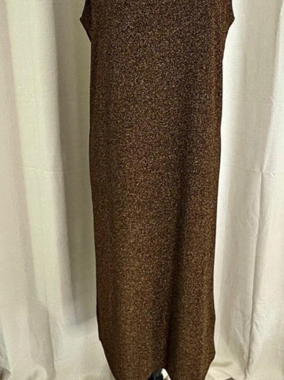 H&M Jersey Slip Dress Brown Midi Dress Size Medium
